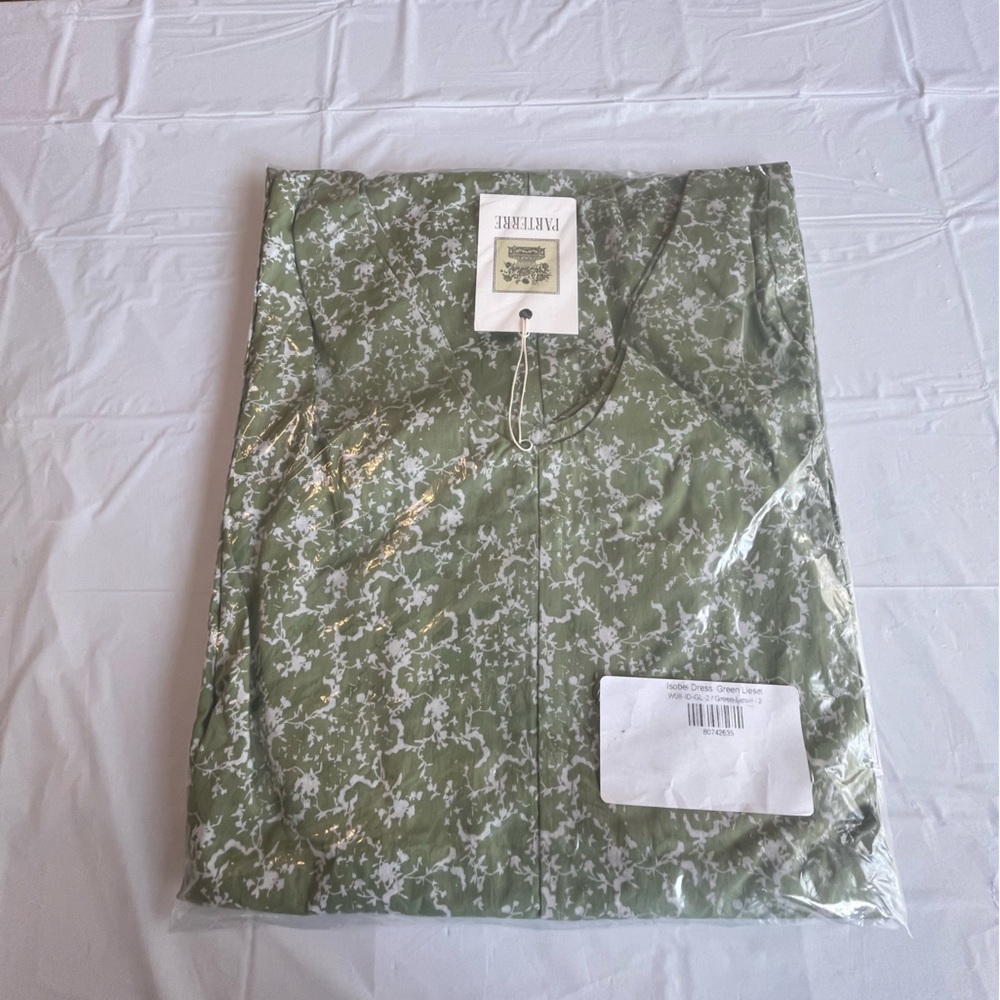 Sage Green Floral V-Neck Maxi Dress - Picture 2 of 2